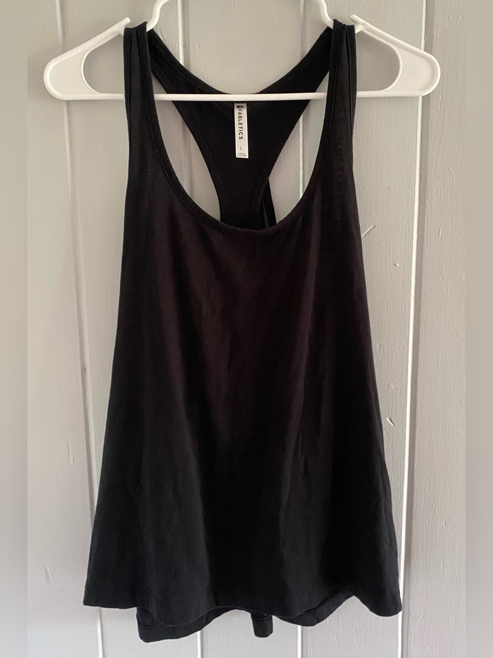Fabletics Black Racerback Tank